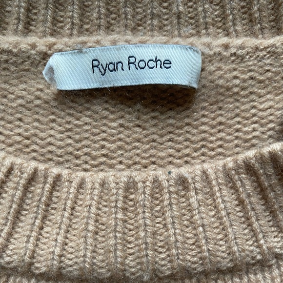 Ryan Roche camel brown cashmere tank size 1 - Picture 4 of 5